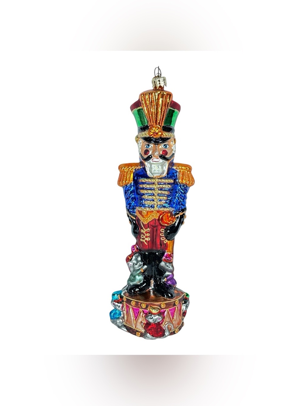 Christopher Radko 9.5" Band Stand Brigade Glass Christmas Ornament Nutcracker